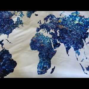 World Map Tapesty